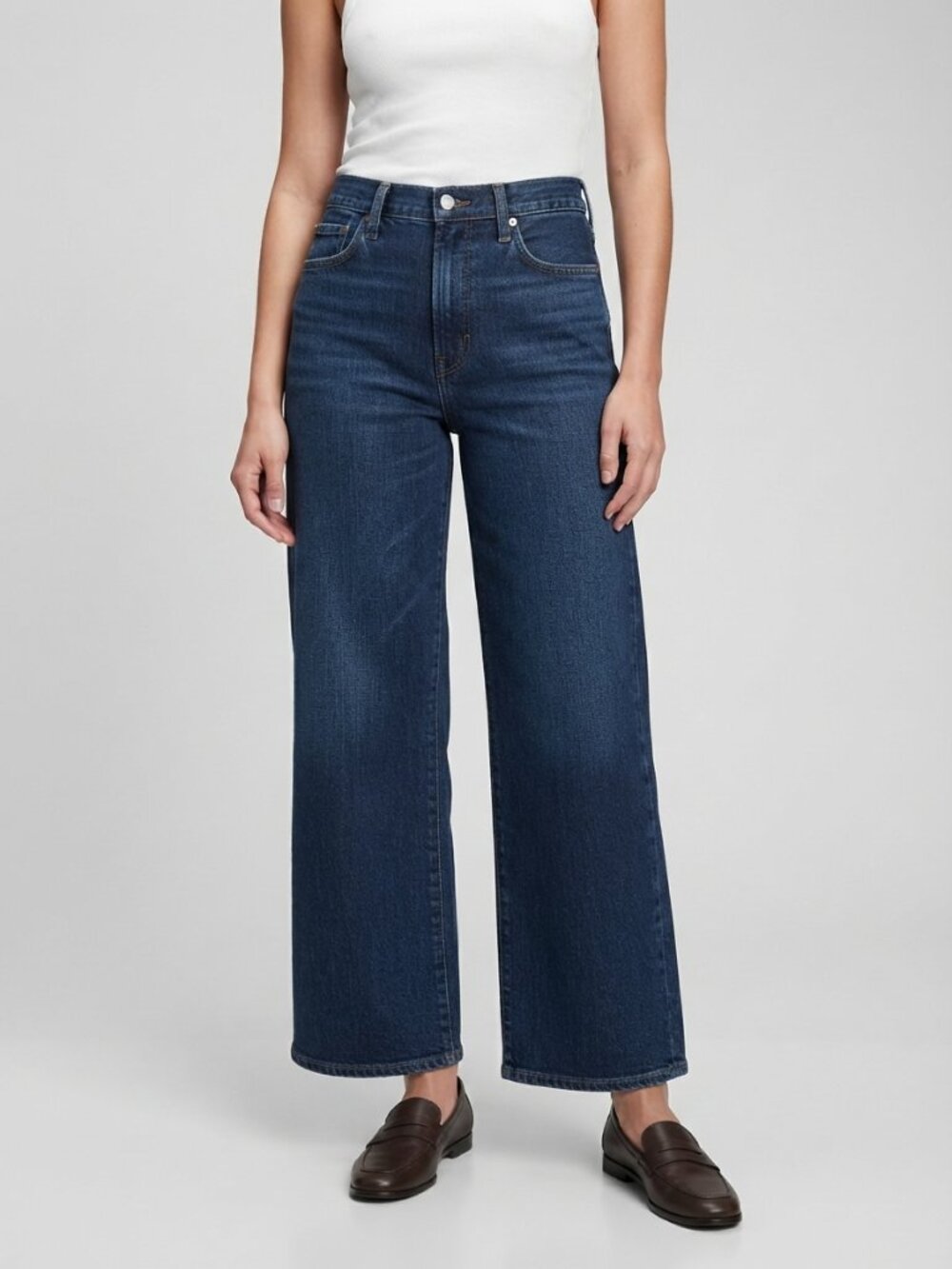 Banana Republic High Rise Straight Ankle Jeans 27 Dark Wash NWT